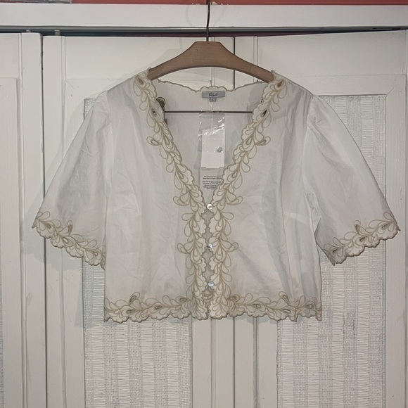 NEW RAILS cataluna top in white NWT SZ L - Picture 7 of 11